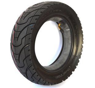 Покрышка+камера 80/65-6 (10X3.0) (255х80) для электросамоката KUGOO m4 pro и Zero (80/65-6)+кам гладк фото