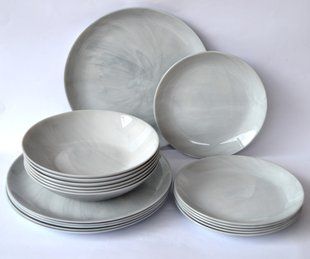 Сервіз Luminarc Diwali Granit Marble сірий 18 предметів (тех тара) Diwali Granit Marble-18 фото
