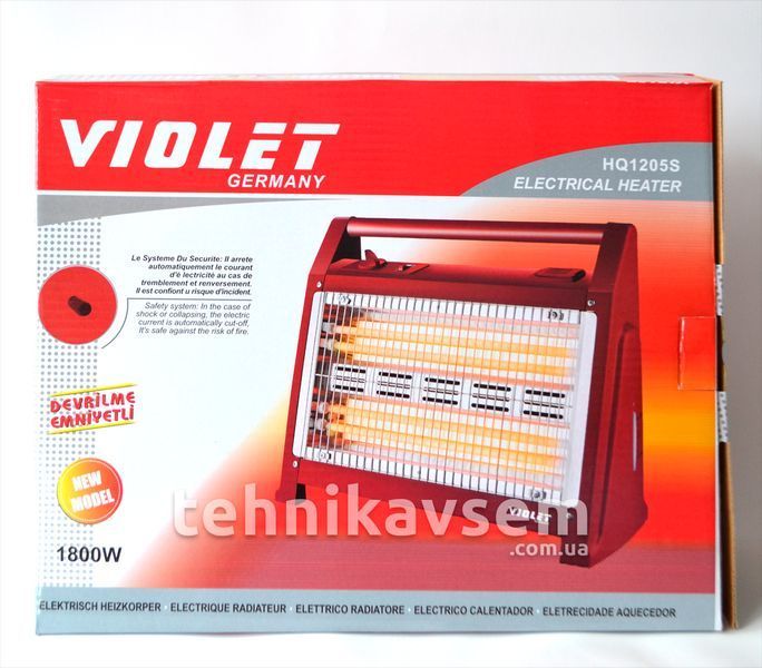 Обогреватель инфракрасный Violet HQ1205S HQ1205S фото