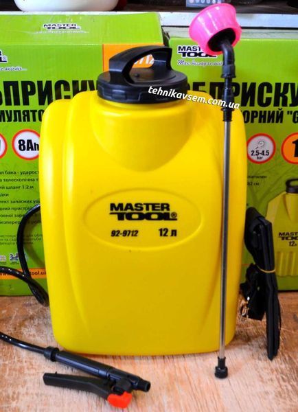 Обприскувач акумуляторний 12л Masrtertoo 92-9712 92-9712 фото