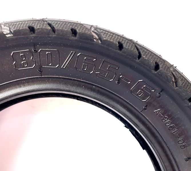 Покришка 80/65-6 (10X3.0) (255х80) шосейна для електросамоката KUGOO m4 pro та Zero 80/65-6 гладк фото